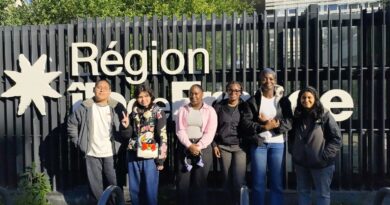 Les éco-délégués au siège de la Région