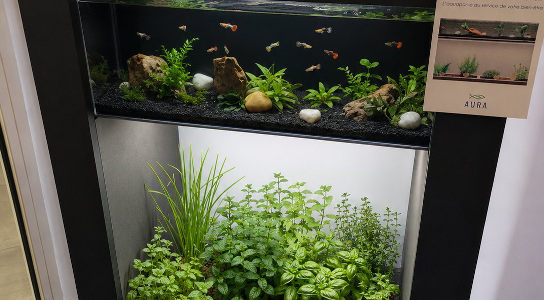 Des systèmes aquaponiques dans les salles de restaurant pédagogique