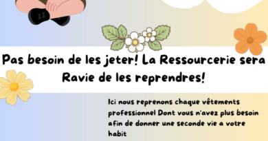 Une ressourcerie pour les tenues professionnelles et le matériel